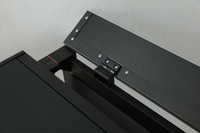 Ada nouveau Design ergonomique RGB LED lumière ordinateur portable bureau bureau bureau de jeu avec système de gestion des câbles