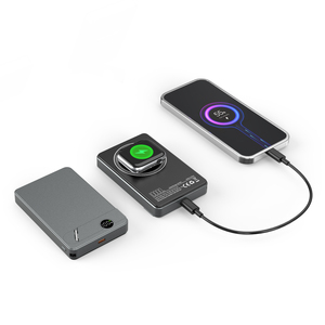 Banco de energía magnético inalámbrico superfino con pantalla Led y carcasas de aluminio Paquete de batería <span class=keywords><strong>Mag</strong></span> Carga rápida segura para <span class=keywords><strong>iPhone</strong></span> 17 - Product Image 6