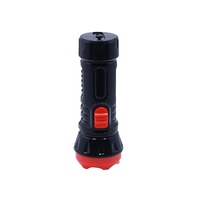 0.5W Simple LED Forte Lumière USB Rechargeable Extérieure Mini Lampe de Poche pour Camping Longue Portée Conception D'urgence En Plastique AA Batterie