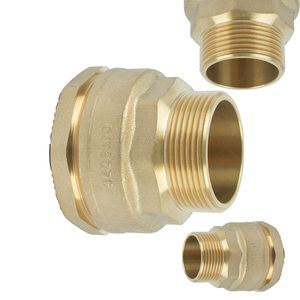Raccords de compression en laiton personnalisés YOD 3/4" 1/2" pouce, connecteur fileté mâle-femelle, réducteur haute pression pour <span class=keywords><strong>plomberie</strong></span> - Product Image 3
