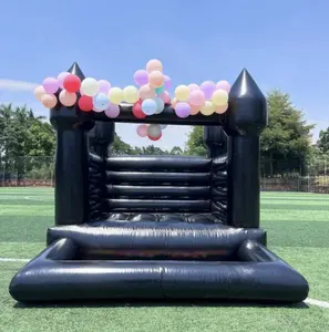 China factory Magic black jumping castle inflatable wedding bounce house for party