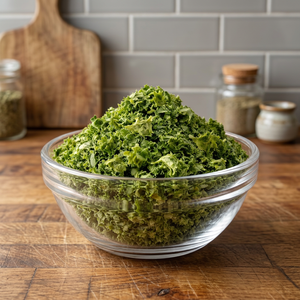 Freeze Dried Kale Vegetable Flakes Premium Green <b>Leaf</b> Ingredient Food Grade Bulk Supply For Cooking And Processing - Product Image 1
