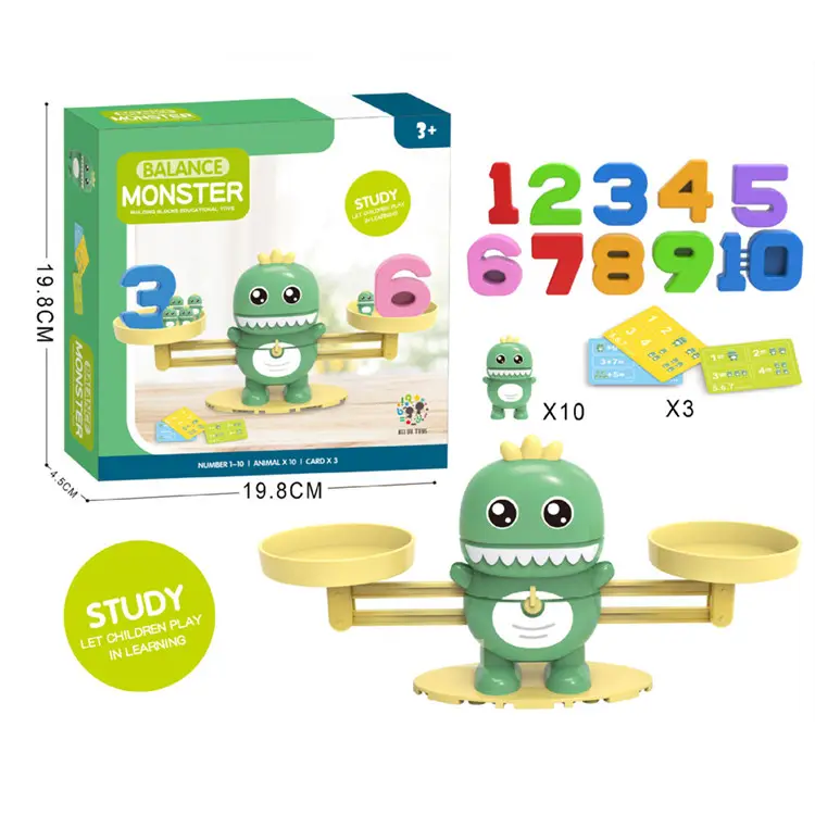 Parent-child interaction math toys digital balance educational toys