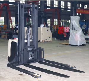 Hz รถเข็นยกขากว้างสำหรับงานหนักการออกแบบฐานเสริมความจุ2ตันใช้พลังงานลิเธียมไอออนสำหรับการใช้งานในร่ม/กลางแจ้ง - Product Image 5