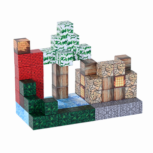 Jouets éducatifs Montessori pour enfants blocs de construction magnétiques bricolage <span class=keywords><strong>Puzzle</strong></span> magnétique jouets pour enfants 32 pièces <span class=keywords><strong>Cubes</strong></span> magnétiques 3.3cm - Product Image 4