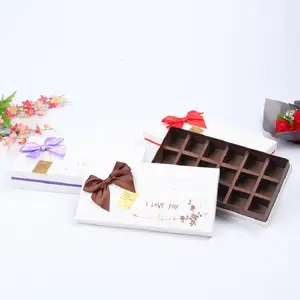 定制印花豪华巧克力糕点糖果包装盒丝带礼品盒