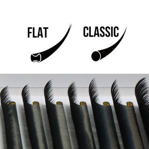 Extensiones de Pestañas Estilo Indie Chic para Festival de Cine, Color Taupe Mate, con Raíz Oscura Artística, en Capas, Inconvenionales, 14mm, Cannes Sundance Film - Product Image 1
