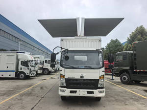 Camion de transport de palettes fermé à ouverture latérale pneumatique, à chargement rapide, avec une envergure de 5 m, pour la vente - Product Image 3