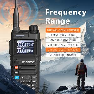 Talkie-walkie analogique bidirectionnel BF-UV26 10W avec portée de 10 km, 999 canaux, alertes météo NOAA, réception GPS et FM - Product Image 2