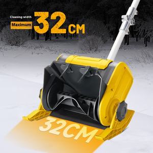 Balayeuse à <span class=keywords><strong>neige</strong></span> industrielle de petite taille universelle, à pousser à la main, pliable, portable, batterie au lithium, moteur sans balais, 21V, garantie 1 an - Product Image 4