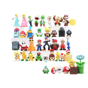 Vente chaude 18 pièces pour Super Mario Bros Yoshi dinosaure PVC figurines dessin animé jouet modèle décoration pour les Fans d'anime - Product Image 1