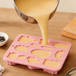 Moldes de Silicona Antiadherentes con Temática del Día de la Madre, Moldes de Silicona Reutilizables de Grado Alimenticio, Lindos Moldes Magnéticos de Silicona para Chocolate, Dulces y Hielo - Product Image 6