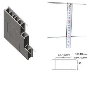 Blok Ladder Mesh Making Machine Voor Top Lassen Modus