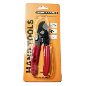 Pince à sertir industrielle robuste en acier inoxydable pour câbles à cliquet, dénudeur de fils de type couteau, outils de coupe-câbles - Product Image 5
