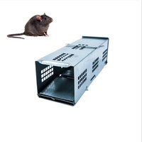 Attrape-rongeur de cage de piège de rat en métal sans cruauté de haute performance pour la lutte antiparasitaire