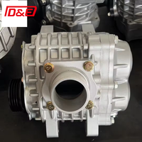 AMR300 Mini Roots Supercharger Compressor Blower Booster Turbine untuk ATV 0.5-1.3L Turbocharger dengan Pulley 4 5 6 V