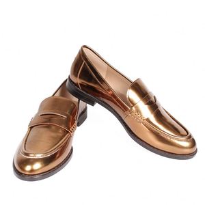 Custom Luxury <b>Flat</b> Loafer Shoes for Women Beautiful Design Casual Walking Dress Light Round Feature <b>Box</b> <b>Packing</b> for Girls - Product Image 6