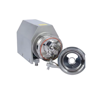 Food Grade High Stainless Steel SS304 Transfer 90 Degree Outlet Centrifugal Pump With Discharge - Product Image 1