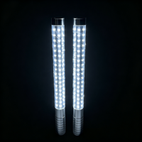 Bâton lumineux LED clignotant en alliage d'aluminium de 45 cm pour bouteille de champagne ou de vin, idéal pour les soirées en boîte de nuit, bar ou fête, pour adultes