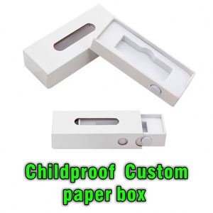 Hot Sale Custom Childproof 1ml Packaging Mini <b>Box</b> Button <b>Lock</b> Drawer Child Resistant <b>Box</b> Packaging With Window and EVA - Product Image 5