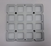 Teclado de Silicona Personalizado, Control Remoto, Moldes Numéricos de Elastómero, Grabado Láser, Recubrimiento, Referencia Cruzada GR608 TW, Referencia Cruzada GR606