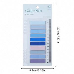 200 feuilles/carnet d'indexation, notes autocollantes avec cartes arrière, papeterie pour étudiants et enfants, blocs-notes adhésifs, personnalisation en gros - Product Image 6
