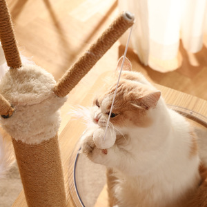 Árbol rascador para gatos, cama integrada para gatos, torre para gatos, estructura para gatos, juguete grande de sisal, plataforma de salto, poste rascador - Product Image 4