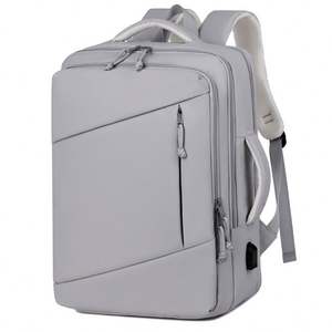 Wholesale Unisex Large Capacity Oxford Laptop Backpack USB Charging Port Custom Logo Durable <b>Waterproof</b> for Business Polyester - Product Image 3