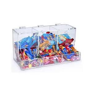 Customized made acrylic sugar and candy bar display stand