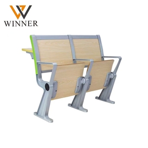 Sedia a Scala Pieghevole Confortevole con Telaio in Legno Laminato a Freddo per Aule Scolastiche dal Design Moderno - Product Image 2