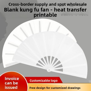 Ventaglio Pieghevole Grande Personalizzato con Logo, in Plastica e Bambù, per Feste, Festival e Uso Quotidiano - Product Image 5