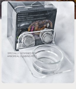 Comedero Magnético para Reptiles, Plato Móvil para Comida y Agua con Ventosa para Geckos, Arañas y Lagartos - Product Image 3