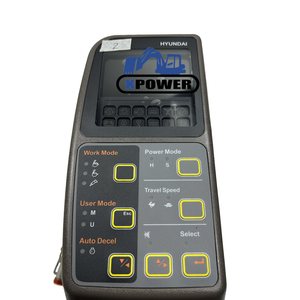 Écran de moniteur Xpower 21N3-35002 18C16007 pour pièces d'excavatrice sur chenilles, noir, neuf - Product Image 1