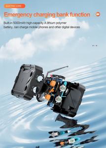 Nueva Radio Portátil con Internet AM/FM DAB de 5000mAh, Altavoz de Alta Capacidad, Batería Recargable con Energía Solar para Emergencias al Aire Libre - Product Image 3