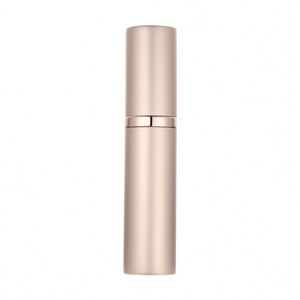 Flacon pulvérisateur en aluminium noir mat personnalisé avec étiquette privée, rechargeable, atomiseur de parfum à fine brume pour les soins personnels et les voyages - Product Image 6