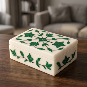 Cajas de Joyería Grabadas Personalizadas de Madreperla Verde de Exportación India, las Más Vendidas, Precio al por Mayor, Almacenamiento de Joyas - Product Image 1