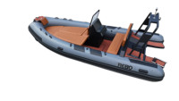 Bateau pneumatique à coque en aluminium RIB520 de 16 pieds, PVC/Hypalon/Orca Zodiac, bateau de pêche à vendre