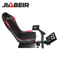 JBR1012 Siège de Simulation de Course Bleue pour Jeu, Poste de Jeu et Sport, avec Sièges Baquet