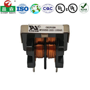 चिपसेन u9.8 श्रृंखला फेराइट कोर उच्च आवृत्ति सामान्य मोड 85-265vAC अनुकूलित पावर 1khz-500 खज छेद pcb माउंट-40 - Product Image 5