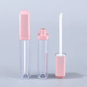 7.5ml Beige Metallic Pink Lipgloss Tube