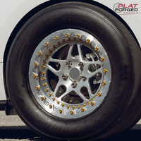 Velg Forged 1-PC Custom 15 16 17 18 Inch Beadlock Poles Berkilau 5x120 5x114.3 5x112 5x108 untuk Pickup SUV Mobil Off-Road Balap