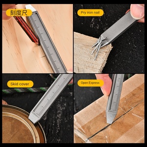 Nouveau Pionnier EDC en alliage de titane, pied-de-biche portable multifonctionnel avec échelle, vente chaude transfrontalière, toutes saisons, léger 40g - Product Image 2