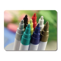 Marqueur de peinture permanent en aluminium de haute qualité en gros avec 12 couleurs pour meubles, verre, métal, bois, pneus de voiture, caoutchouc
