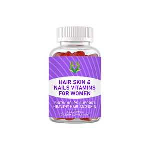 Vitamines en gommes pour femmes les plus vendues avec biotine, contribuent à la santé des cheveux et de la peau, vitamines au collagène pour femmes en gommes - Product Image 1