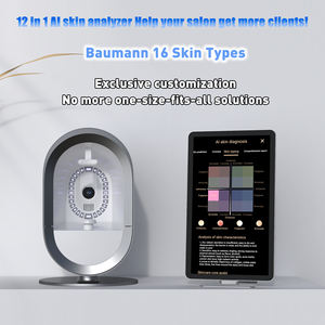 Pretty Face-Analizador de piel 3D de cara completa inteligente, análisis AI de arrugas, detección de agua/aceite, Bluetooth/WiFi/USB, uso doméstico - Product Image 2