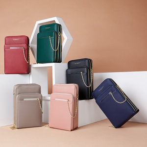 Bolso cruzado para teléfono Pierrelou con múltiples cremalleras, gran capacidad, diseño vertical, uso diario - Product Image 2