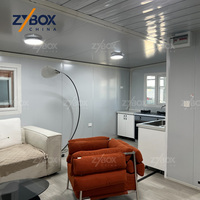 ZYBOX AU Standard Luxury Casa Contenedor Modular Prefabricada Plegable y Expandible de 20 y 40 pies con Baño y Cocina para EE. UU.