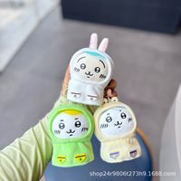 Boneka Gantungan Kunci Seri Jas Hujan ChiiKawa, Figurine Plush, Hiasan Gantung Tas Ransel, Boneka