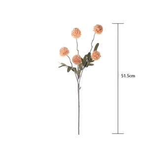 Nouveauté Bouquet de roses artificielles en tissu fait main Lu Lian pour la décoration de la maison, mariage, Halloween, Pâques - Décorations en gros - Product Image 6