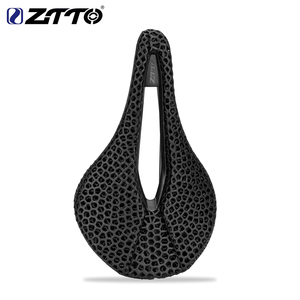 ZTTO-sillín con estampado 3D para bicicleta, accesorio con rieles de carbono de titanio Ti Power, Material patentado, cómodo, cojín de panal para asiento de bicicleta de montaña - Product Image 2